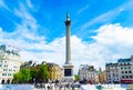 View of Trafalgar Square City of Westminster London UK Royalty Free Stock Photo