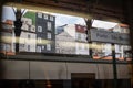 View from the train at Porto - Sao Bento railway station Royalty Free Stock Photo