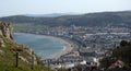 View from the Tramway in Llandudno Royalty Free Stock Photo