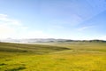 A view from the Trans-Siberian train at Ulaanbaatar , Mongolia Royalty Free Stock Photo