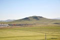 A view from the Trans-Siberian train at Ulaanbaatar , Mongolia Royalty Free Stock Photo