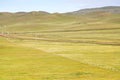 A view from the Trans-Siberian train at Ulaanbaatar , Mongolia Royalty Free Stock Photo