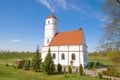 View of the Transfiguration Cathedral. Zaslavl, Belarus