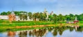 View of the Transfiguration Monastery with the Kotorosl River in Yaroslavl, Russia