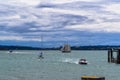 View of the blue sky and sea