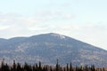 View on treed mountain Royalty Free Stock Photo