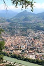 A view of Trent from the surrounding mountains