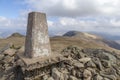 Cadair Idris Trig Point View Royalty Free Stock Photo