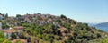 View of Trikeri village in south Pelio, Thessaly, Greece. Royalty Free Stock Photo