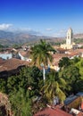 View of Trinidad with Lucha Contra Bandidos, Cuba.