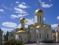 Trinity Cathedral in the Holy Trinity Sergius Lavra, built in 1423, Russia Royalty Free Stock Photo