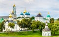 View of the Trinity Lavra of St. Sergius - Sergiyev Posad, Russi Royalty Free Stock Photo