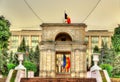 View of the Triumphal Arch in Chisinau Royalty Free Stock Photo