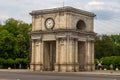 View of the Triumphal Arch, Chisinau, Republic of Moldova Royalty Free Stock Photo