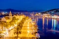 View of Trogir medieval town Royalty Free Stock Photo