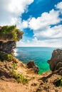 View of tropical idyllic paradise on amazing fantasy island