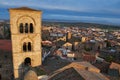 View of Trujillo (Spain) from a castle
