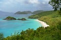 View of Trunk Bay in St. John Royalty Free Stock Photo