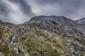 A view from Tryfan Snowdonia North Wales Royalty Free Stock Photo