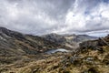 A view from Tryfan Snowdonia North Wales Royalty Free Stock Photo