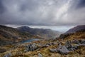 A view from Tryfan Snowdonia North Wales Royalty Free Stock Photo