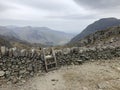 A view from Tryfan Snowdonia North Wales Royalty Free Stock Photo