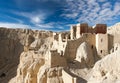 A view of Tsaparang fortress, Guge Kingdom, Tibet, China.