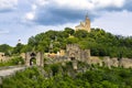 View of Tsarevets Fortress - medieval stronghold Royalty Free Stock Photo