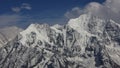 Beautiful shaped mountain Gangchenpo, mountain of the Langtang H