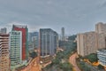 a view of Tsuen Wan highway hk Royalty Free Stock Photo