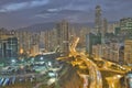 a view of Tsuen Wan highway hk Royalty Free Stock Photo