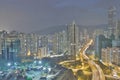 a view of Tsuen Wan highway hk Royalty Free Stock Photo