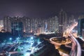 a view of Tsuen Wan highway hk Royalty Free Stock Photo