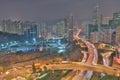 a view of Tsuen Wan highway hk Royalty Free Stock Photo