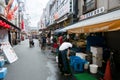 View of Tsukiji Outer Market in the morning