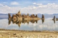 View of tufa formations at Mono Lake, California, USA Royalty Free Stock Photo