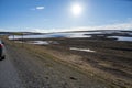 View of tundra landscape