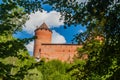 View of Turaida castle, Latv Royalty Free Stock Photo