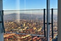 View of Turin from the top of the thirty-fifth floor of the Intesa Sanpaolo bank