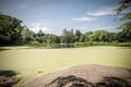 View on the Turtle Pond in Central park in New York Royalty Free Stock Photo