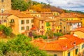 The view of the Tuscany city of Cortona, Italy