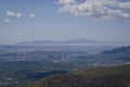 Far above salt lake city valley