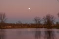 Twilight Reflections on the Lake Royalty Free Stock Photo