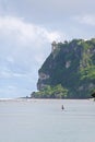 View of two lovers point in Guam Island. Royalty Free Stock Photo