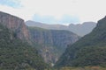 View of Tymfi Mountain and Vikos gorge Zagoria Epirus Royalty Free Stock Photo