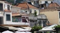 View of the typical architectural typology of Funchal in Madeira