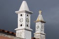 Typical Algarve chimney Royalty Free Stock Photo