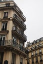 The view of typical district of Paris, France