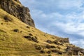 View of a typical landscape in the south of Iceland Royalty Free Stock Photo