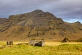 View of a typical landscape in the south of Iceland Royalty Free Stock Photo